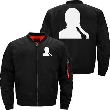 Fighter jet pilot Gas mask silhouette JACKET THE AV8R